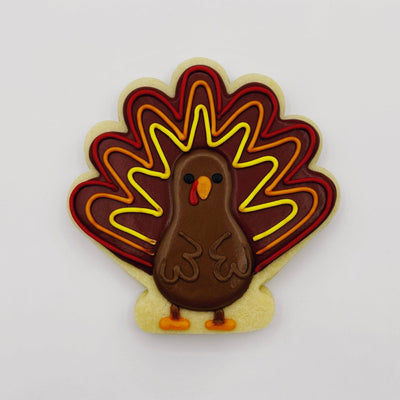 custom turkey decorated sugar cookie from southern home bakery in orlando, florida